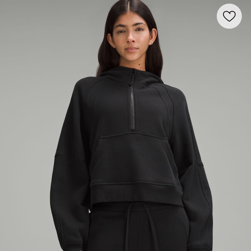 Scuba Oversized Half-Zip Hoodie